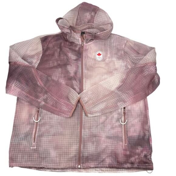 LULULEMON X TEAM CANADA Men's Translucent Hooded Jacket Size Large - Picture 4 of 8